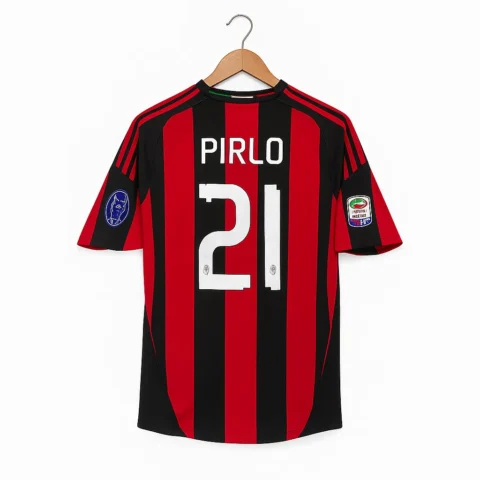 AC_Milan_Pirlo_Back_ camisetas retro futbol milan