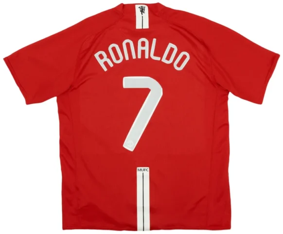 Cristiano Ronaldo Manchester United 2007 Camiseta Negra